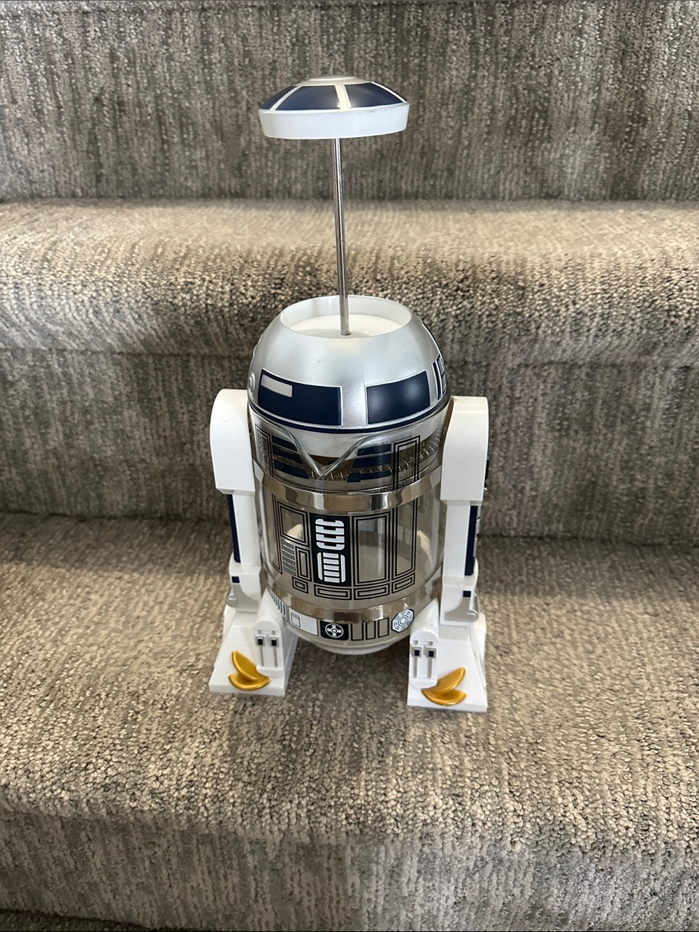 Thinkgeek Star Wars R2D2 Manual Coffee Pot Press